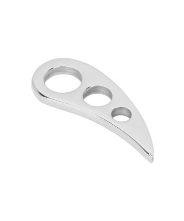 Gua Sha Tool Stainless Steel Mirror Polish Massage Scraping Board Muscle Releaser with Storage Bag for Foot for Back for Legs