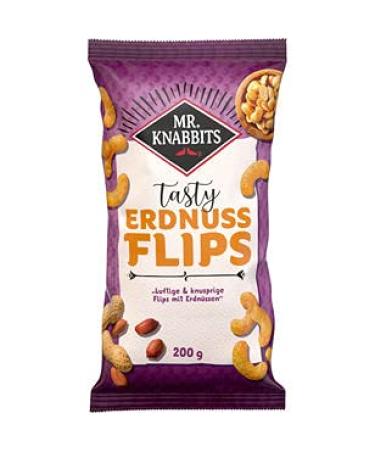 Mr.Knabbits Peanut Flips pack of 12 (12 x 200g)