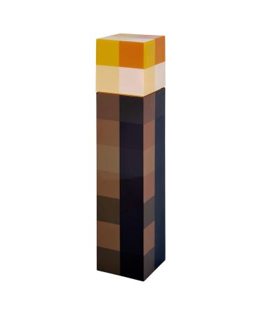 Zak Designs Minecraft Torch Old School Gaming Water Bottle - 22oz - BPA Free