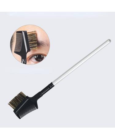 Anoudon 5-Part Eyebrow Set - Stainless Steel Tweezers Scissors Brushes Razor & Pencil | Travel Case Included | Perfect for Men & Women - Buy Online on GoSupps.com