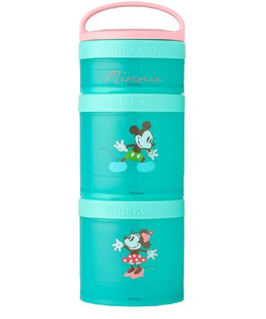 Whiskware Disney Stackable Snack Containers for Kids and Toddlers  3 Stackable Snack Cups for School and Travel  Mickey and Minnie