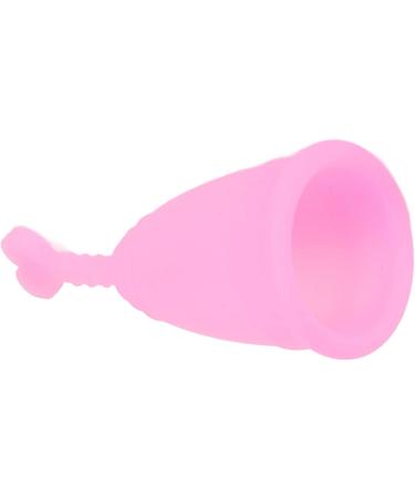 Portable Heart-Shaped Menstrual Cup for Women - Soft & Travel-Friendly Pink Cup - Eco-Friendly Period Solution - Buy Online on GoSupps.com