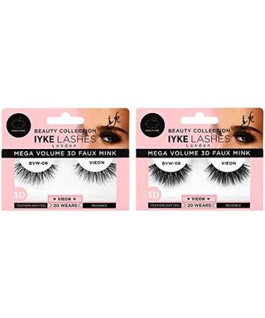 Vieon Mega Volume 3D Faux Mink Lashes BVW25 Vieon Mega Volume BVW25 3D Faux Mink Lash - Buy Online on GoSupps.com