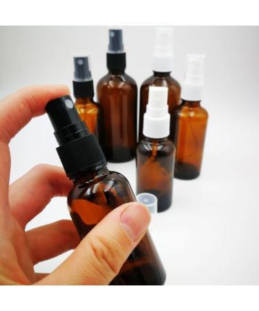 6Pcs 15ml/0.5oz Amber Glass Spray Bottles Empty Refillable Fine Mist Spray Bottles with Cap Travel Size Storage Container Vials for Essential Oils Aromatherapy Perfume Cosmetic Sprays - Buy Online on GoSupps.com