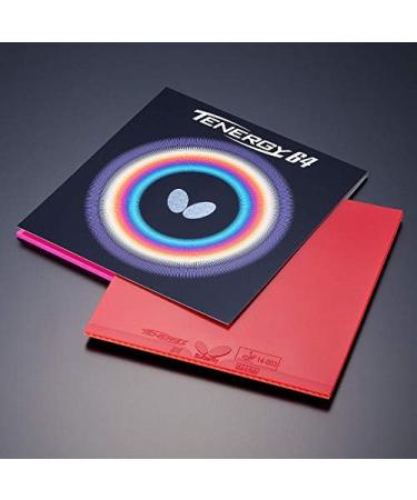 Butterfly Tenergy 64 Table Tennis Rubber Sheet - Professional Inverted Rubber - Red or Black - 1.7mm/1.9mm/2.1mm Options - Buy Online on GoSupps.com
