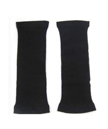 Heallily 1 pair of black upper arm formers for women oversize for weight loss postoperative slimmer compression bandages black unit size