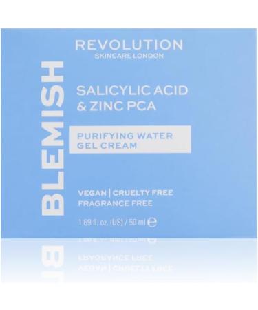 Revolution Skincare London Salicylic Acid & Zinc PCA Purifying Gel-Cr me l'eau 50ml - Buy Online on GoSupps.com