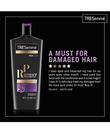 TRESemme Shampoo and Conditioner Set Repair & Protect 7 with Biotin - Visibly Repairs Styling Damage & Strengthens Hair - 22 Fl Oz Each | International Shipping Available - Buy Online on GoSupps.com