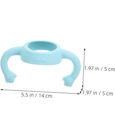 ifundom 10 Pcs Bottle Handle Bottle Grip Bottle Accessories Handle Bottle Grip Silicone Bottle Grip Milk Bottle Feeding Bottle 14.00X5.00X5.00CMx5pcs Sky-bluex5pcs - Buy Online on GoSupps.com