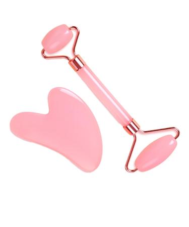 Jade Roller & Gua Sha Facial Tools Facial Beauty Roller Skin Care Tools Face Roller Massager for Face Roller