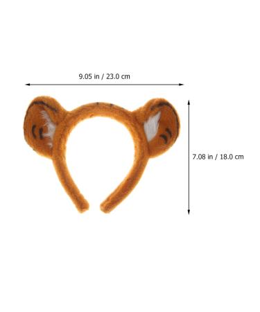 FOMIYES Tiger Ears Headband - 2 Pack Animal Ears for Parties & Costumes | Perfect Gift - Buy Online on GoSupps.com