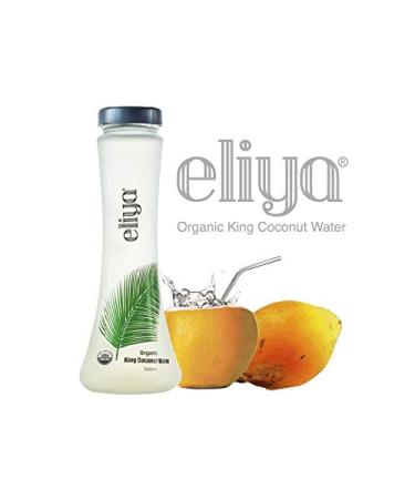 Eliya Organic Young King Coconut Water 10.1 fl. oz Glass Bottles - Pack of 12 | Pure Hydration Source - Buy Online on GoSupps.com