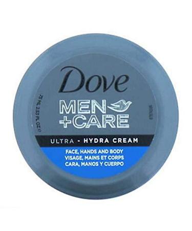 Dove Men+Care - Hydra Cream - for face body hands - Pack of 6 (6 x 75ml) 75 ml (Pack of 6)