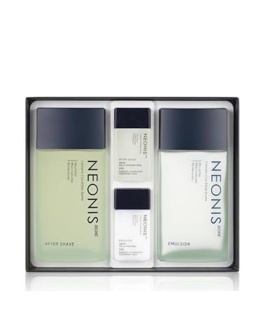 WELCOS Kwailnara NEONIS Aftershave & Emulsion Set | 5.07 Fl oz + Travel Sizes | Korean Men's Skincare Gift Set - Shipping Internationally - Buy Online on GoSupps.com