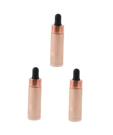 DOITOOL 3pcs Eye Shadow Glitter Eyeshadow Liquid Enhancer Drops Liquid Foundation Eyeliner Three-dimensional 1 count (Pack of 1) As Shownx3pcs