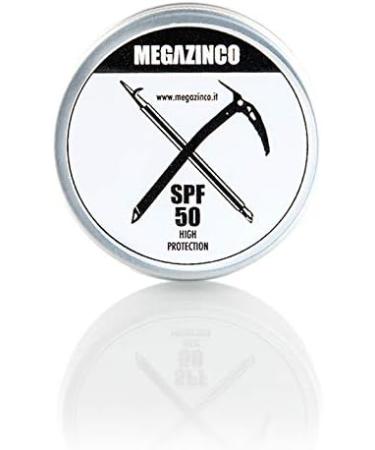 Megazinco SPF 50 Mineral Sunscreen - 100% Natural Protective Creme for Surfers Sailors Skiers & Athletes | 40 ml - Buy Online on GoSupps.com