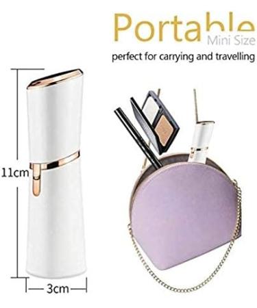 LA Beauty Facial Hair Remover for Women | Painless Lady Shaver for Peach Fuzz Chin & Upper Lip Hair Removal with LED Light | Battery Included - Buy Online on GoSupps.com