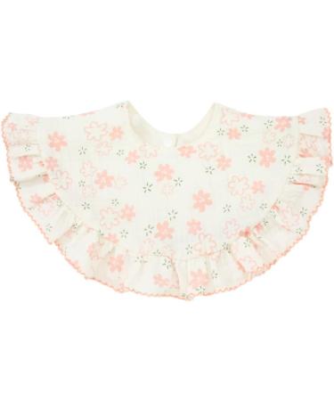 Nishine 4-Pack Unisex Baby Musselin Bandana Bibs | 360 Rotatable Cotton Bibs for Girl | Stylish Flower Set for Feeding & Childhood Comfort - Buy Online on GoSupps.com