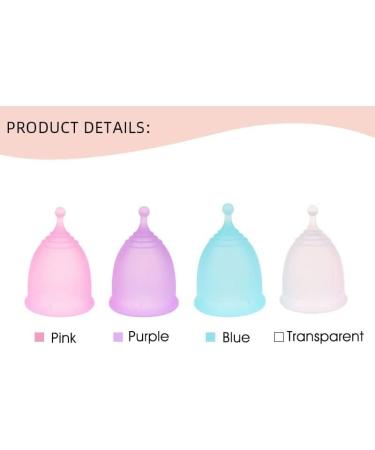Floraupicious Reusable Menstrual Cup - Eco-Friendly 2 Pack (Large Pink/Purple) for Optimal Female Care - Buy Online on GoSupps.com