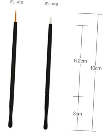 WOONEKY 50pcs Eye Makeup Tools White Eye Liner Pencils Cosmetic Eyeliner Brush Disposable Applicator 10*0.5cm White - Buy Online on GoSupps.com
