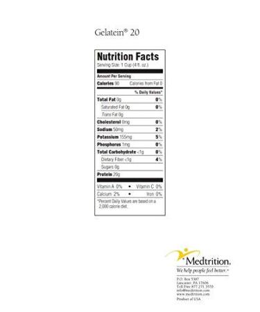 Gelatein 20 Fruit Punch: 20 grams of protein. Sugar free. Ideal for clear liquid diets swallowing difficulties bariatric dialysis and oncology. Great pre or post-workout snack. (12 pack) - Buy Online on GoSupps.com