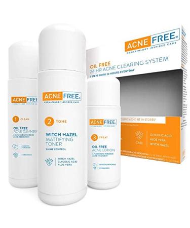 Acnefree 24 Hour Acne Clearing System Kit