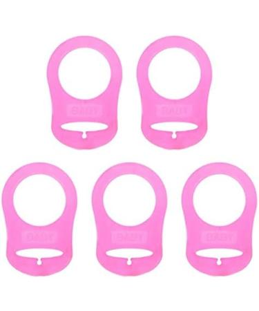 5pcs Pacifier Holder Clip Adapter - Button Style DIY Transparent Pacifier Adapter for International Shipping - Buy Online on GoSupps.com