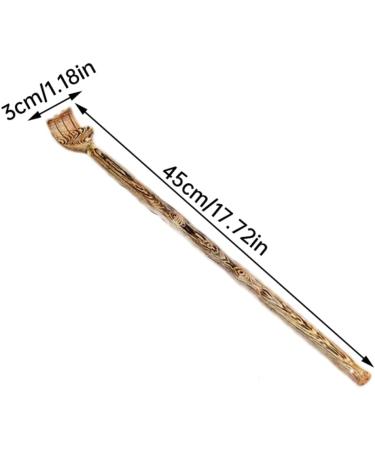 Premium Wooden Back Scratcher & Manual Massage Device - Long Handle Body Massager for Adults - Buy Online on GoSupps.com