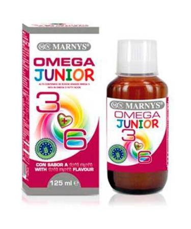 MARNYS OMEGA 3 y 6 junior is a drinkable formula that supplements the daily diet It is used as advised on the label The capacity is 125 ml which means it fits naturally in modern