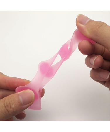 Samoka 6 PCS Gel Toe Separators for Bunion Correction and Toe Alignment - 3 Pairs (Blue/Pink/White) - Buy Online on GoSupps.com