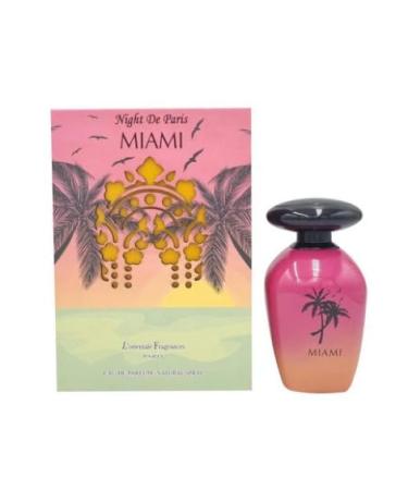 L orientale Fragrances Collection Night de Paris Miami 100ml Eau de Parfum Tropical and Glamorous Scent for Men and Women