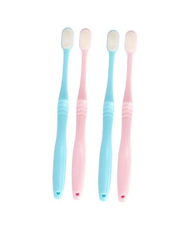 Hapinary 4 Wangan Hair toothbrush tooth hygiene toothbrush cleaning breakdown toothbrush lighten toothbrush children toothbrush toothbrush