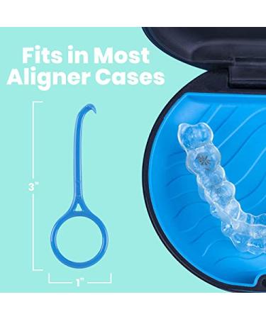 OrthoKey Clear Aligner Removal Tool - Invisalign & Retainer Remover (30-Pack) - Teeth Retainer Cleaner - Small Size White - Dental Carrying Case - Aligner Case Included - Buy Online on GoSupps.com