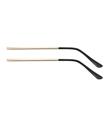 Amagogo Temple Replacement Anti Sock Pieces Replacement Temple Accessories Unisex Men Gold