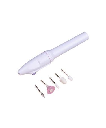 Professional Electric Manicure Pedicure Nail File Set Portable Mini Nail Drill System Manicure Polishing Shape Tools with 5 Grinding Head 1Set Battery Not Included Professional Nail File Kit111