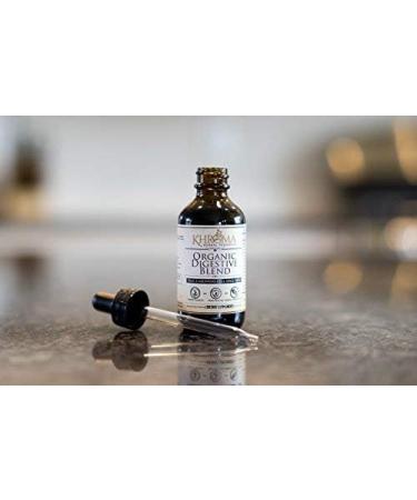 Khroma Organic Digestive Blend - 2 oz Liquid Dietary Supplement | 30 Servings Glass Bottle - Buy Online on GoSupps.com