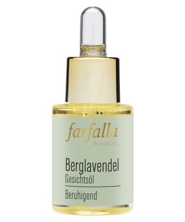 butterfly farfalla Mountain Lavender facial oil 15 ml soothing and protection skin care oil with wild mountain lavender 100 certified natural cosmetics