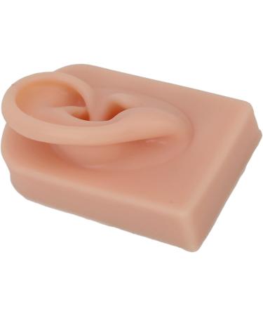 Flexible Soft Fake Human Ear Model for Earrings Display and Acupuncture Training - Dark Complexion - Buy Online on GoSupps.com