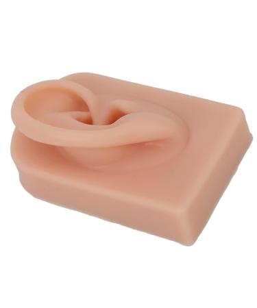 Silicone Right Ear Model for Piercing Training and Earrings Display - Dark Skin Color - Buy Online on GoSupps.com