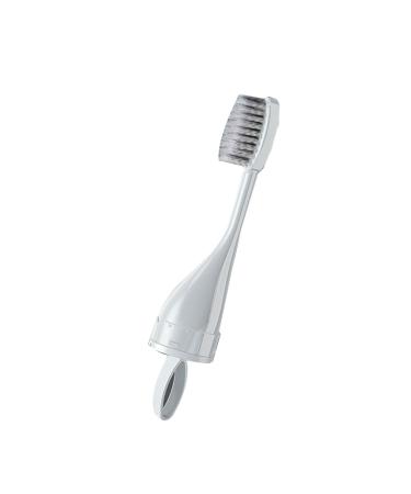 Eyiara Portable Folding Toothbrush Travel Toothbrush Camping Hiking Outdoor Toothbrushes for Women and Men Can Hold Toothpaste-3