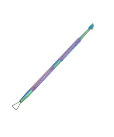 dijiusidy Manicure Tools Stainless Steel Double Head Cuticle Pushers Files Pedicure Spoon Stick Trimmer Toenail Edge for Nail Art Salon Type 1