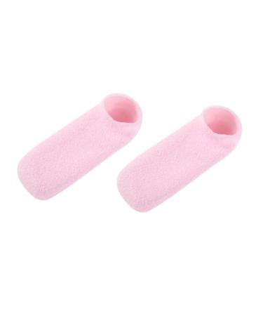 Healeved Healeved 1 Pair Gel Foot Cover Moisturizer Feet Skin Hydrating Heel Socks Care Moisturizing Socks for Women Gel Hydrating Socks Pink