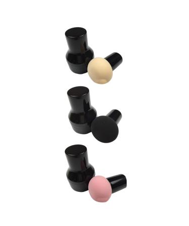 Ipetboom 6sets Mushroom Head Puff Makeup Triangle Puff Makeup Powder Puff Makeup Puff Make up Sponge Esponjas Para El Cuerpo Hydrophilic Polyurethane Wet and Dry Makeup Foundation