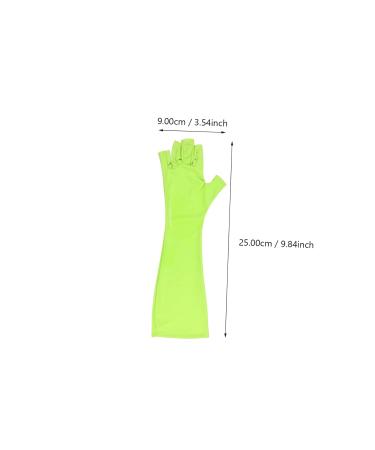POPETPOP 1 Pair Nail Gloves Fingerless Uv Sun Gloves Manicure Art Gloves Nails Uv Shield Glove Gloves for Nails Nail Polish Gloves Oveglove Polyester Ultra Violet Light Mj03 Sun Protection 25X9X0.4CM - Buy Online on GoSupps.com