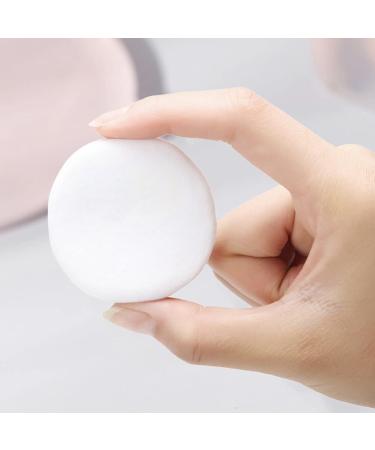 Beaupretty 20pcs Setting Puffs - Round Loose Makeup Puff with Ribbon Triangle Blending Sponge for Flawless Face | Comfortable White Cosmetic Puff for Women - Buy Online on GoSupps.com