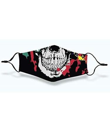 KaWaii Baby 3D Face Cloth Mask Covering Quality Protection for Face Nose and Mouth Kids Teens Adult Unisex - Spooky Halloween Pack of 3 - Buy Online on GoSupps.com