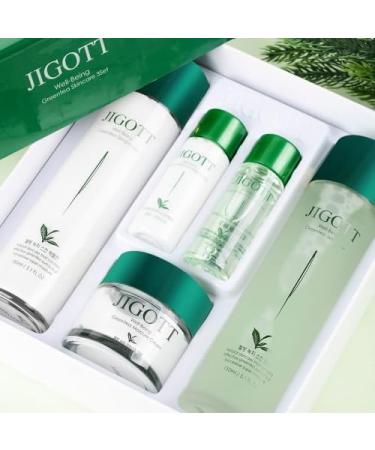 Well-Being Green Tea Skin Care Set - Toner Emulsion & Cream for Radiant Skin | Shop Internationally - Buy Online on GoSupps.com