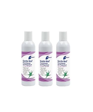 Meditrade Gentle Med Skin Cleansing & Care Foam 3 x 500 ml bottle | 00994 Aloe Vera 500 ml (pack of 3)