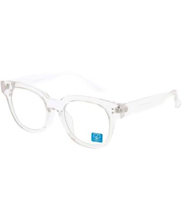 KISS Neutral Glasses BLUE LIGHT FILTER - Anti-glare mod. DAPPER - Anti-fatigue and relaxation - PC TV Gaming Crystal V1