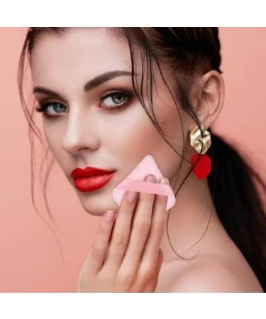 Buy 1Pc Pink Triangle Makeup Powder Puff - Reusable Washable Sponge for Face Nose and Eyes | Beauty & Personal Care - Buy Online on GoSupps.com